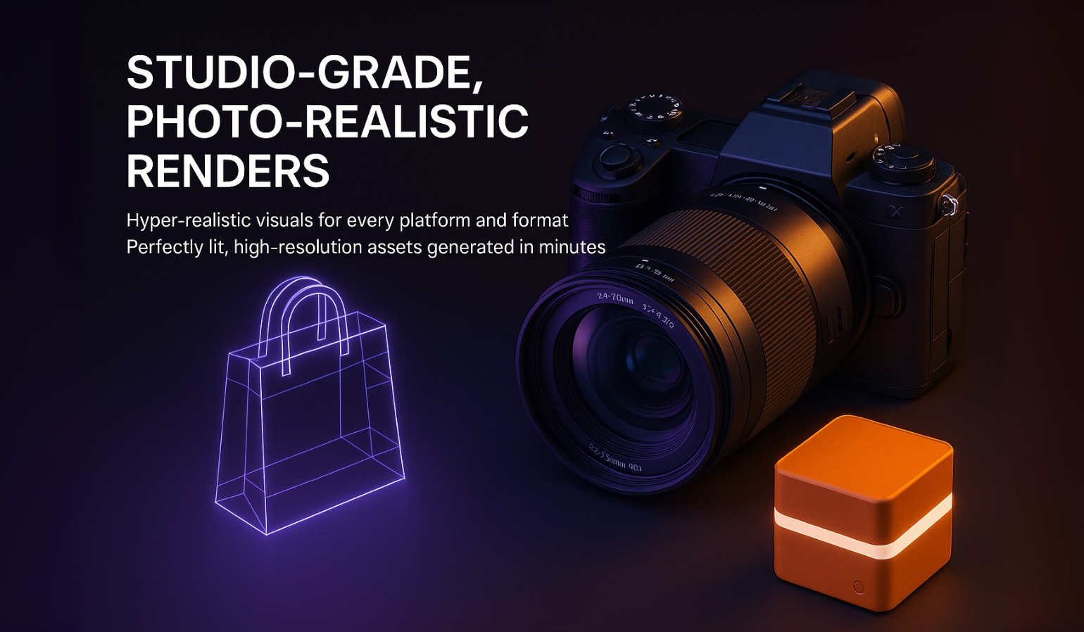 Studio Grade, Photo Realistic Renders